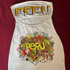 Peru Logo Tube Dress